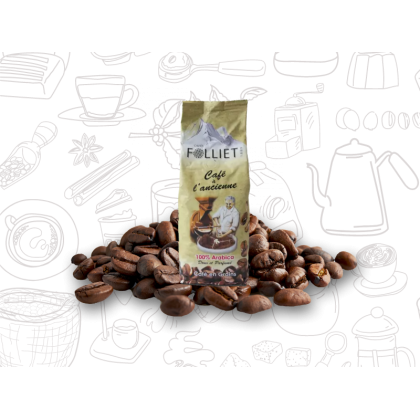 Café à l'ANCIENNE 100 % arabica 250 g en grains