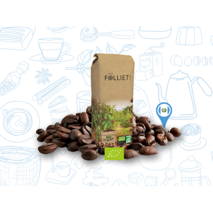 Café Bio Pure Origine Guatemala en grains 1kg