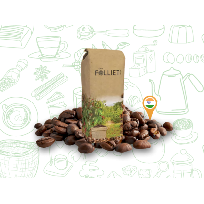 Café Pures Origines Indes en grains 1kg