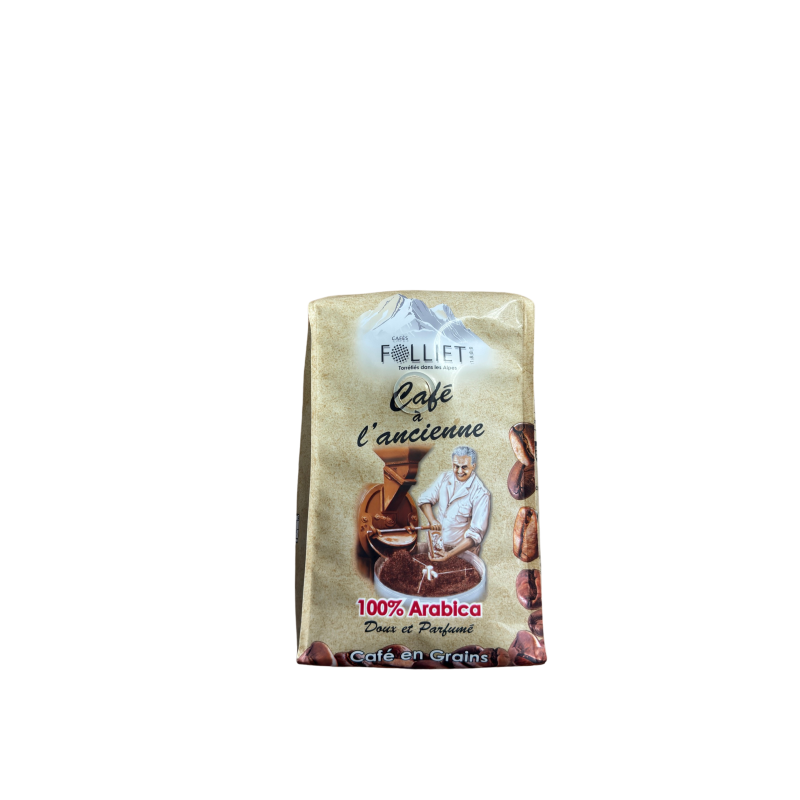 Café en grains 1kg - Idéal - Cafés Grains par Folliet