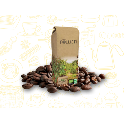 Café Bio Pure Origine Colombie en grains 1kg